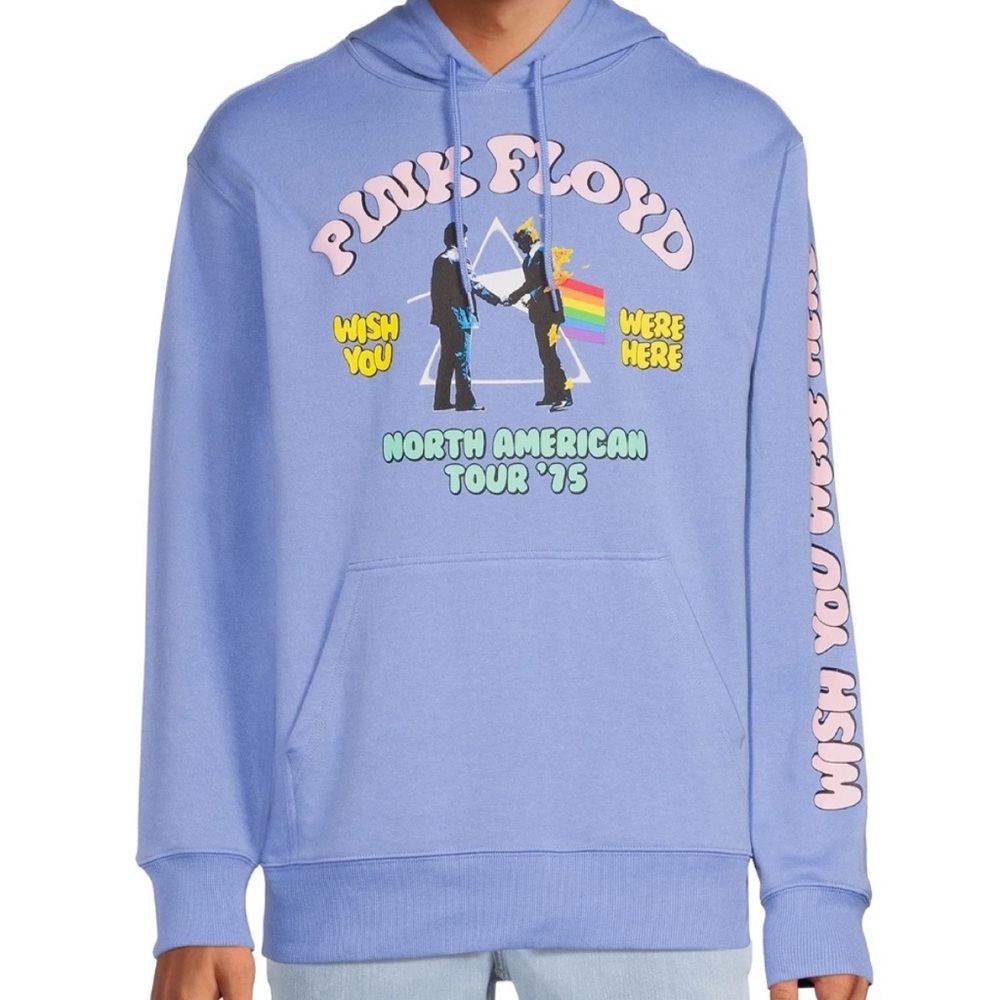 Pink Floyd blue hooded sweatshirt